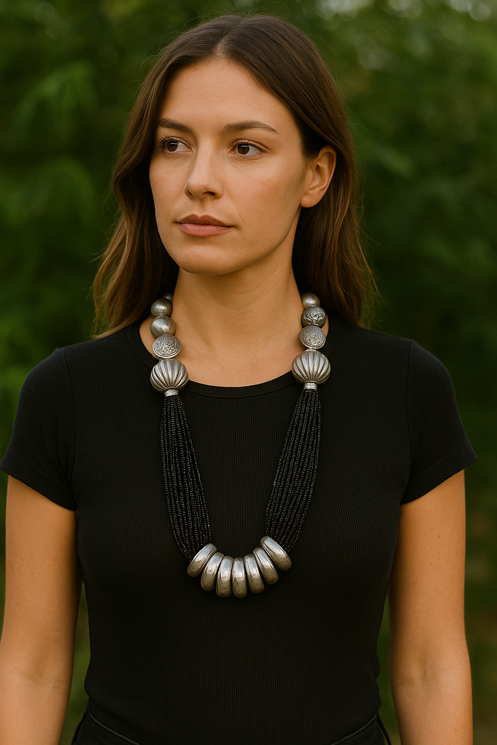 Regal Echo Statement Necklace