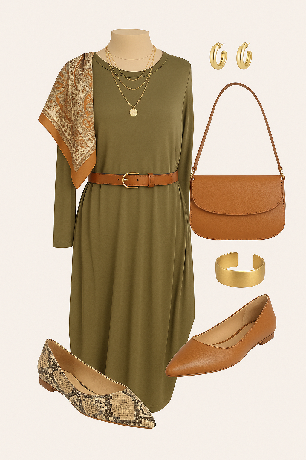 Pure Viscous Balloon Dress