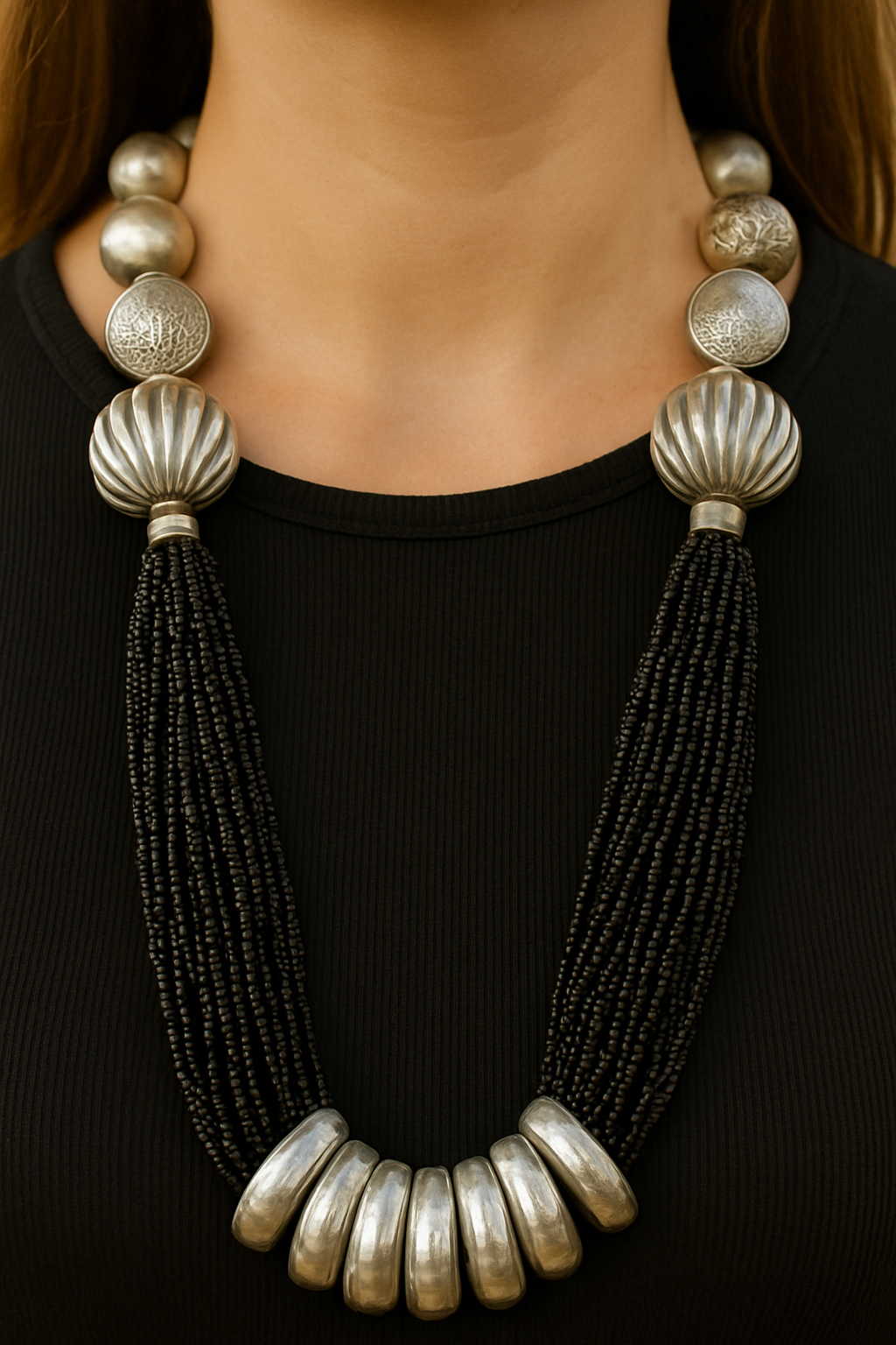 Regal Echo Statement Necklace