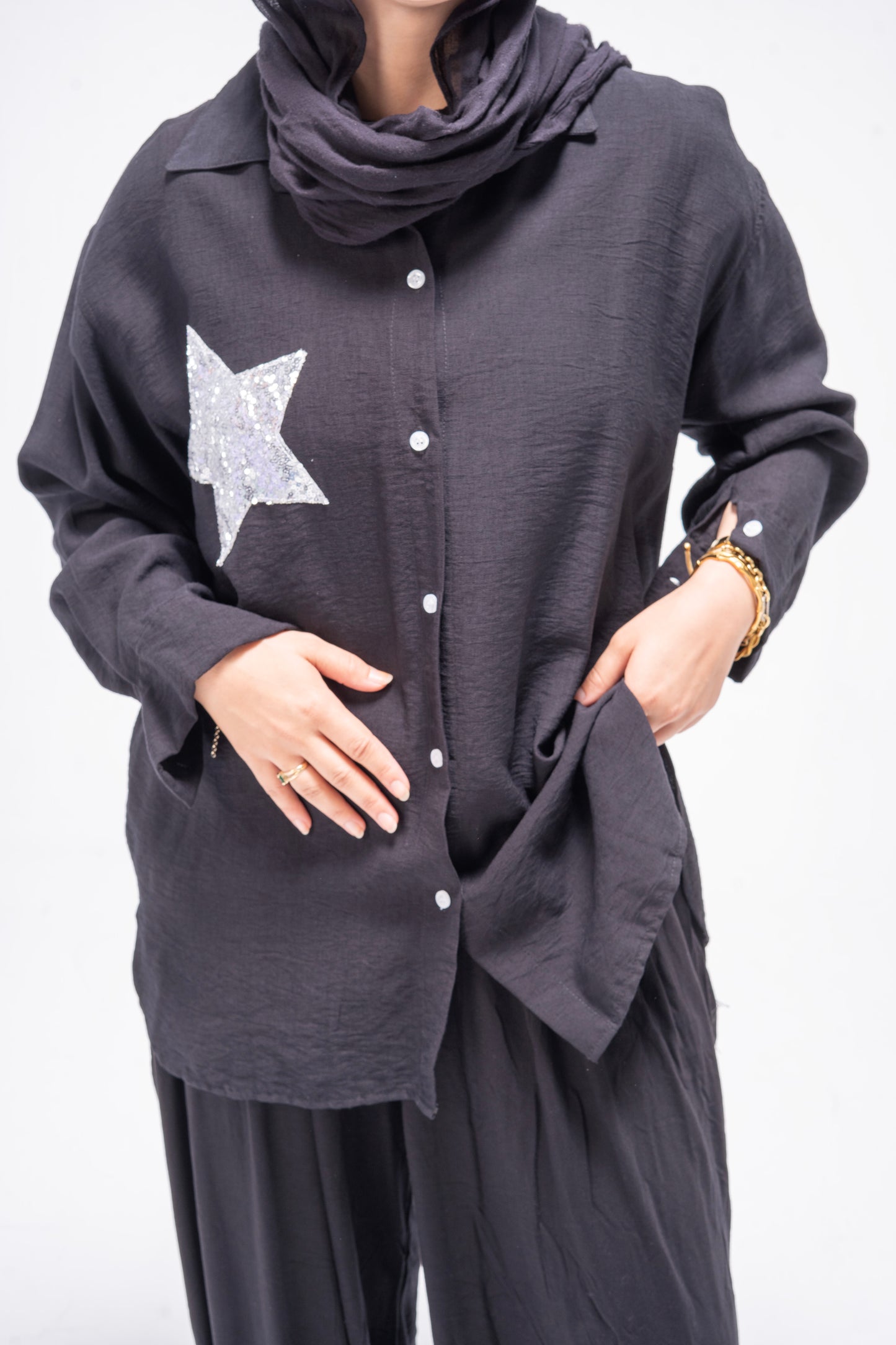 Star Sequin Chemise