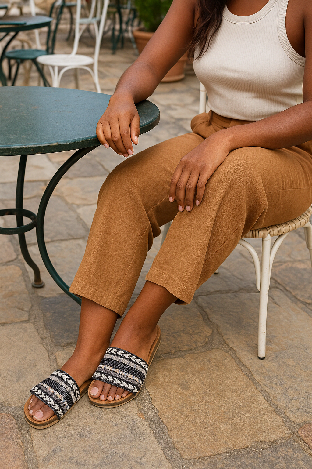 Soleil Boho Slides