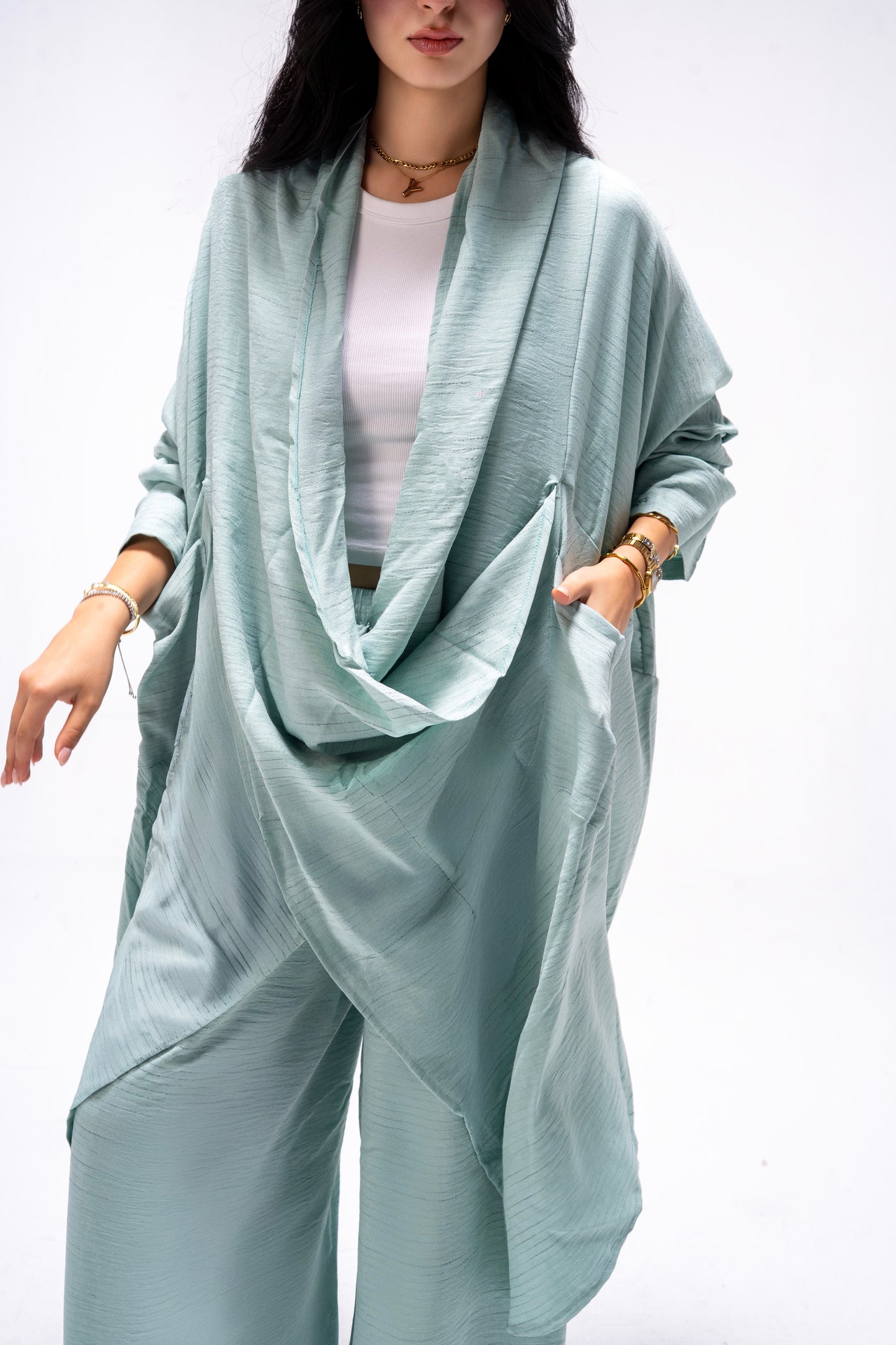 Pastel Striped Wrap Set