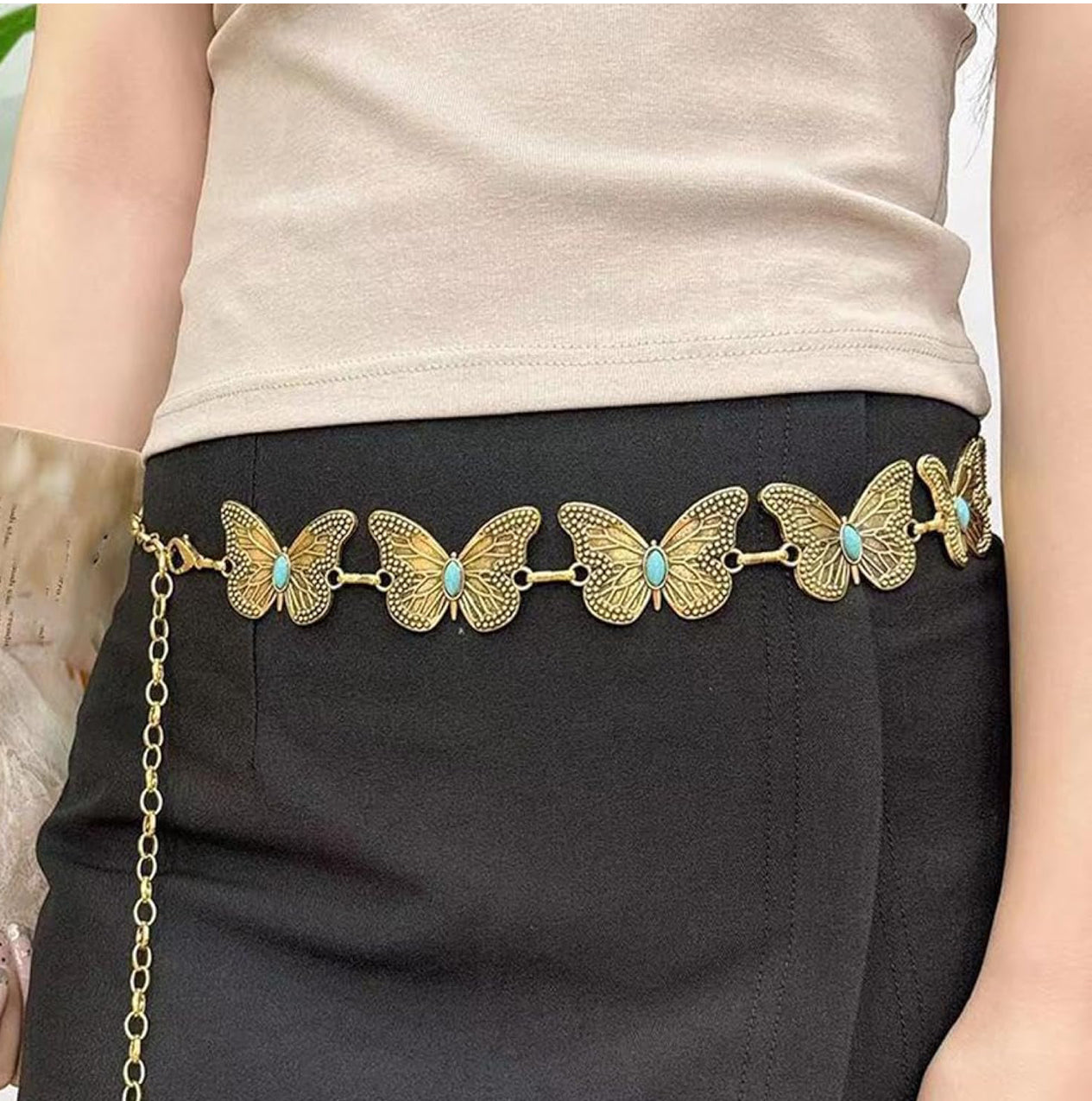 Butterfly Metal Belt