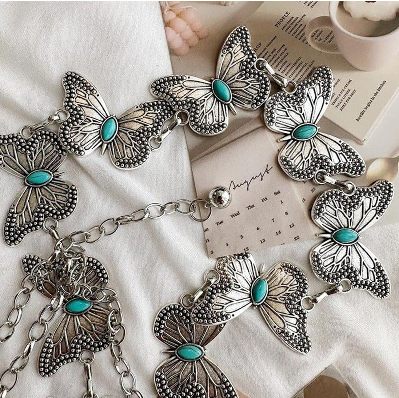 Butterfly Metal Belt
