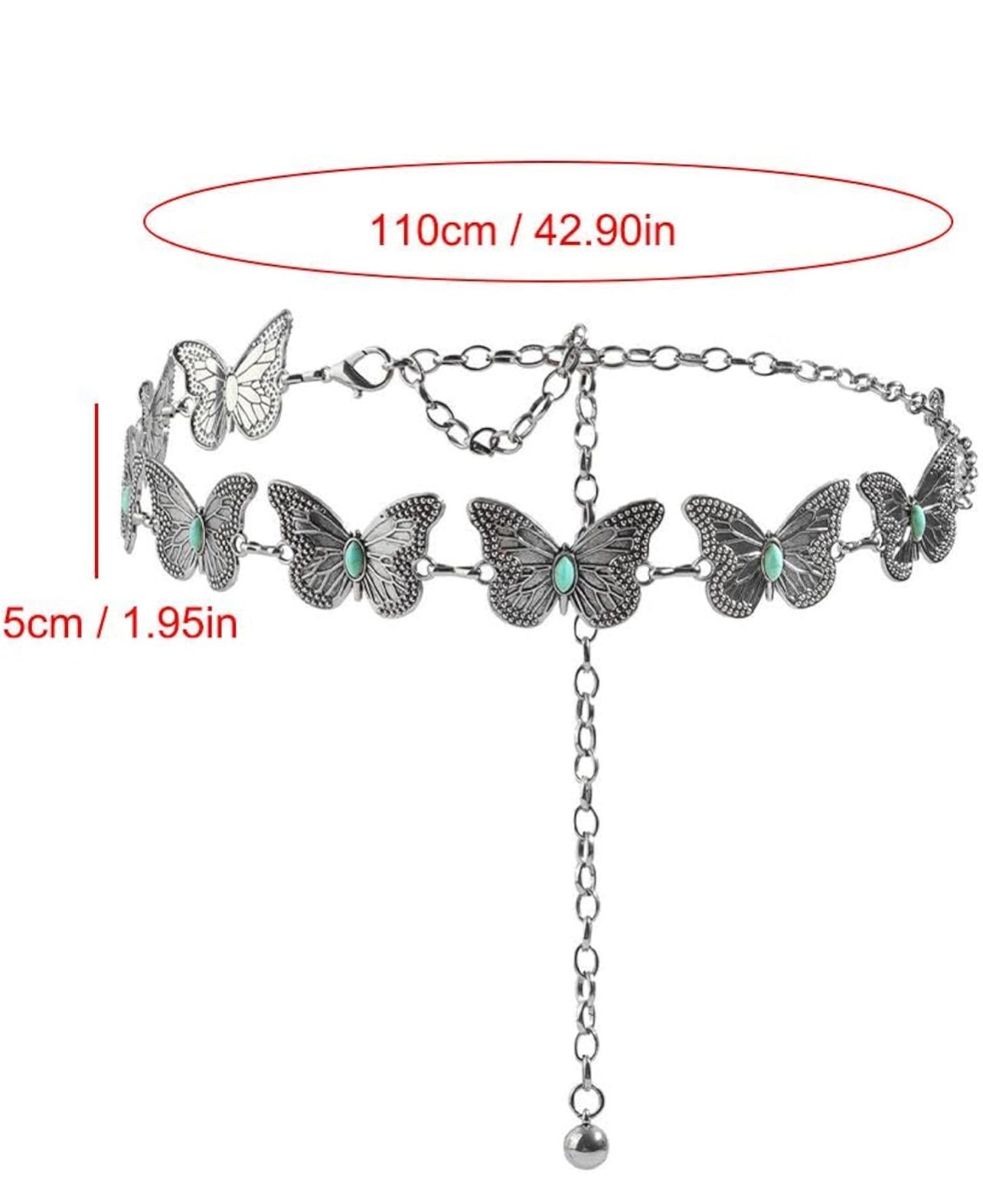 Butterfly Metal Belt