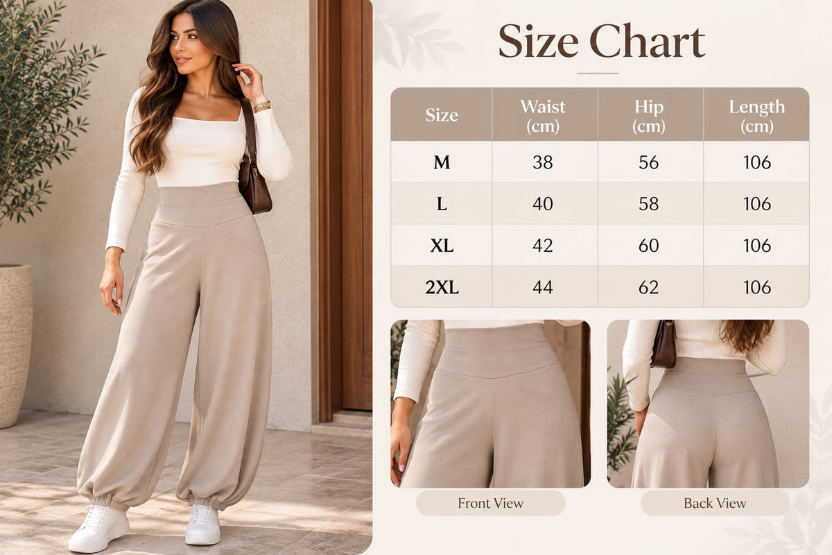 High-Waisted Balloon Jogger Pants