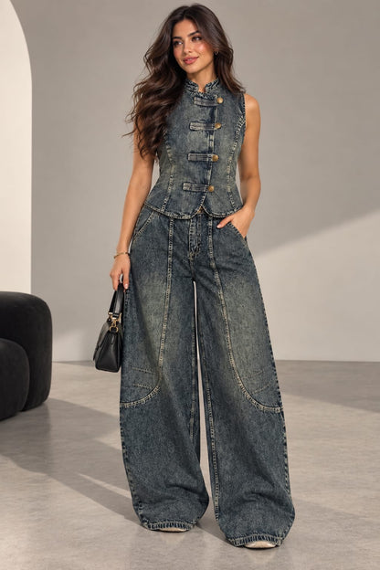 The Valentina Denim Set