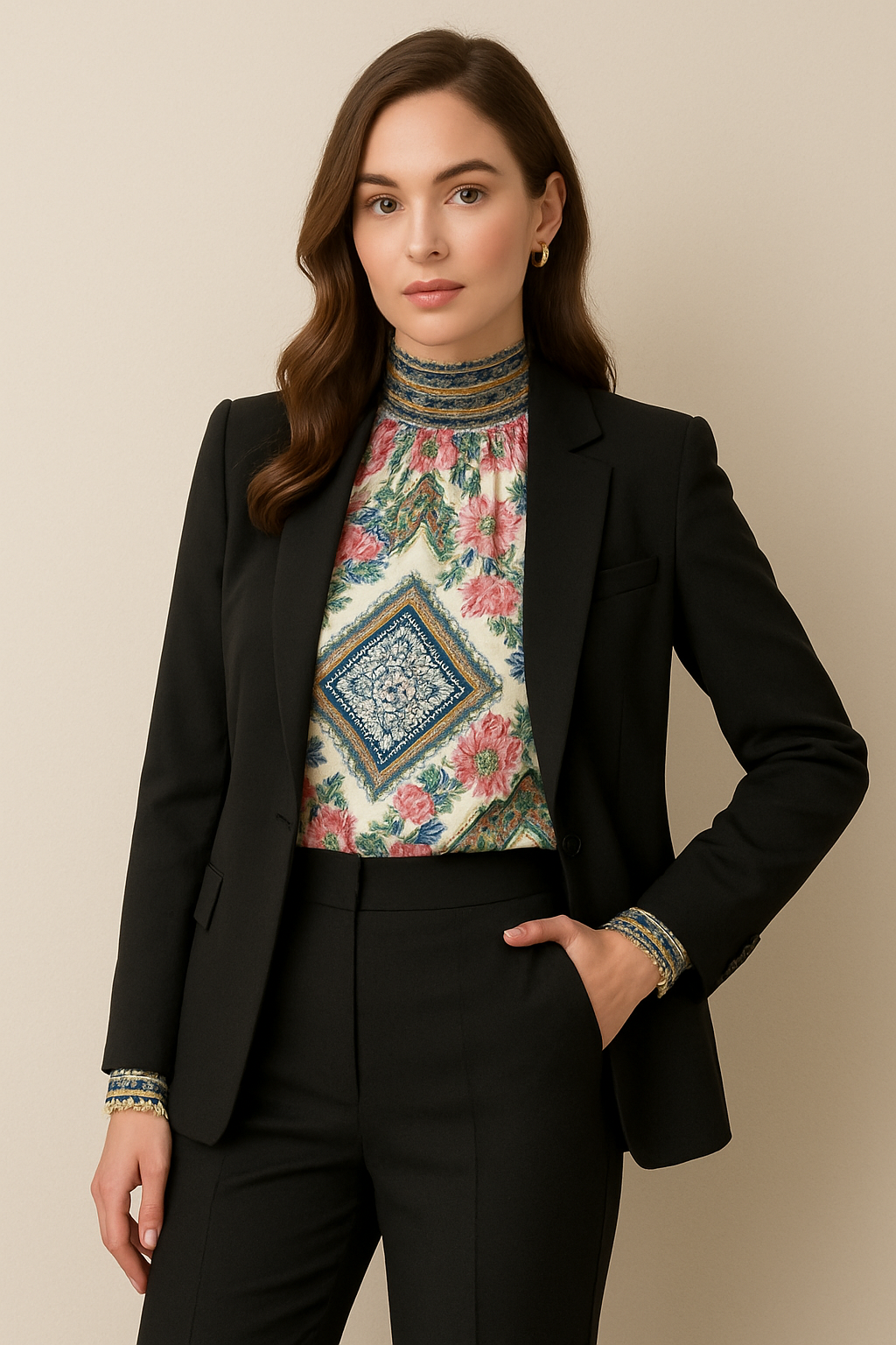 Botanical Luxe Blouse