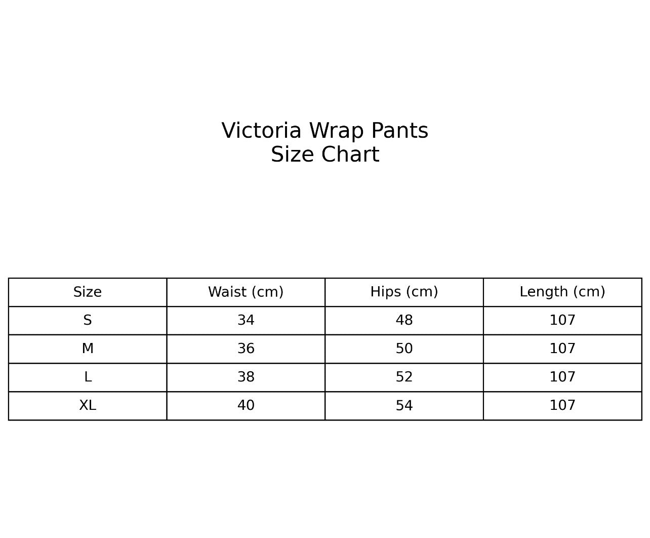 The Victoria Wrap Pants