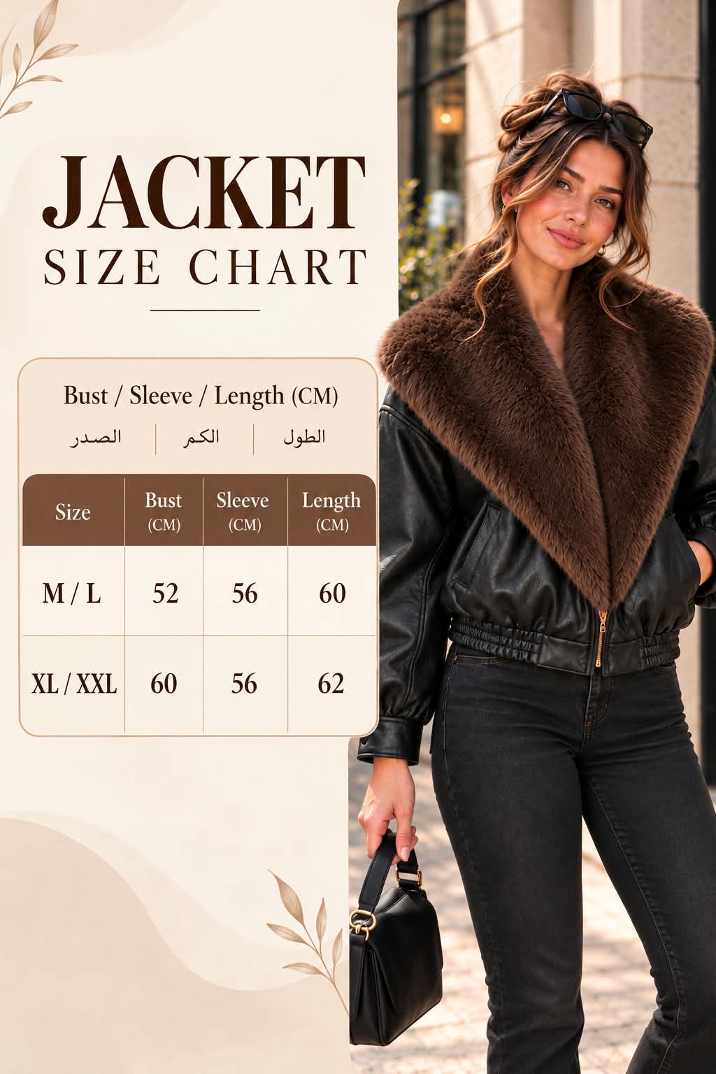 The Luxe Collar Leather Jacket
