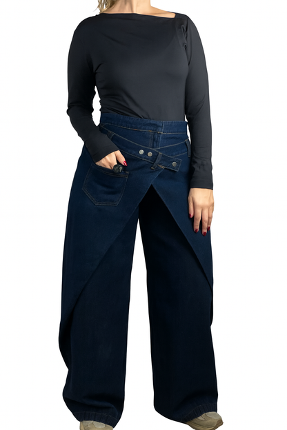 Overlay Wide Denim