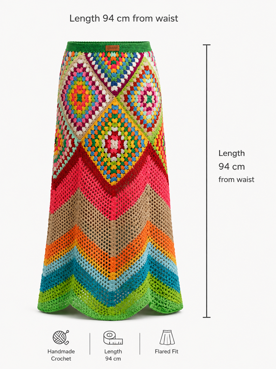 The Santorini Crochet Skirt