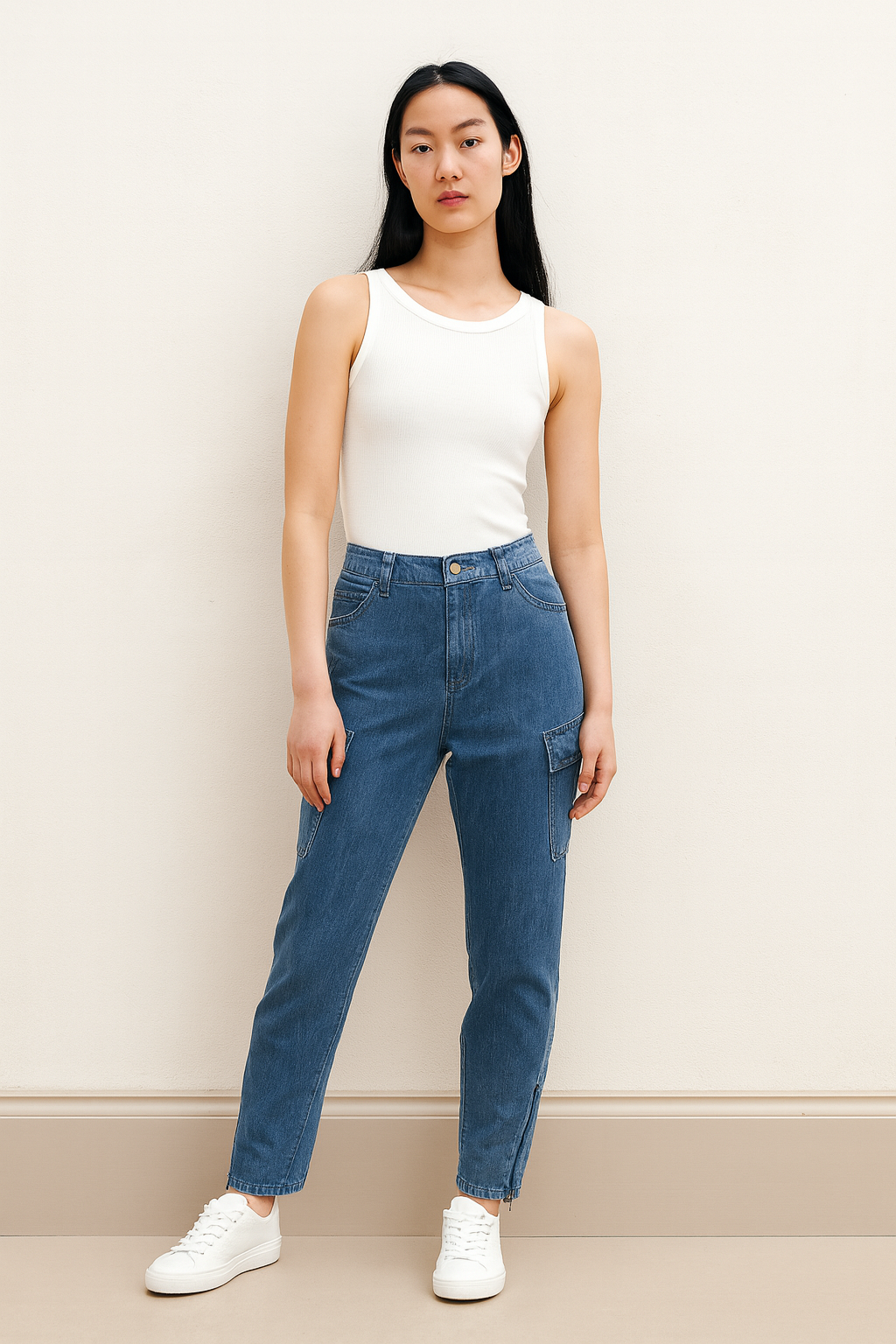 Street Style Cargo Jeans