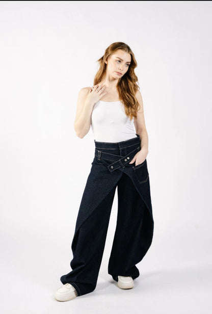 Overlay Wide Denim