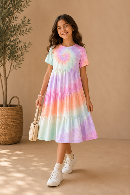 Cotton Candy Midi Dress