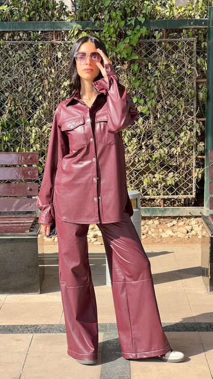 Iconic Leather Chemise