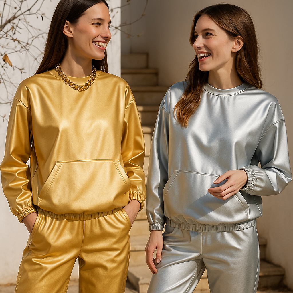 The Luxe Metallic Motion Set