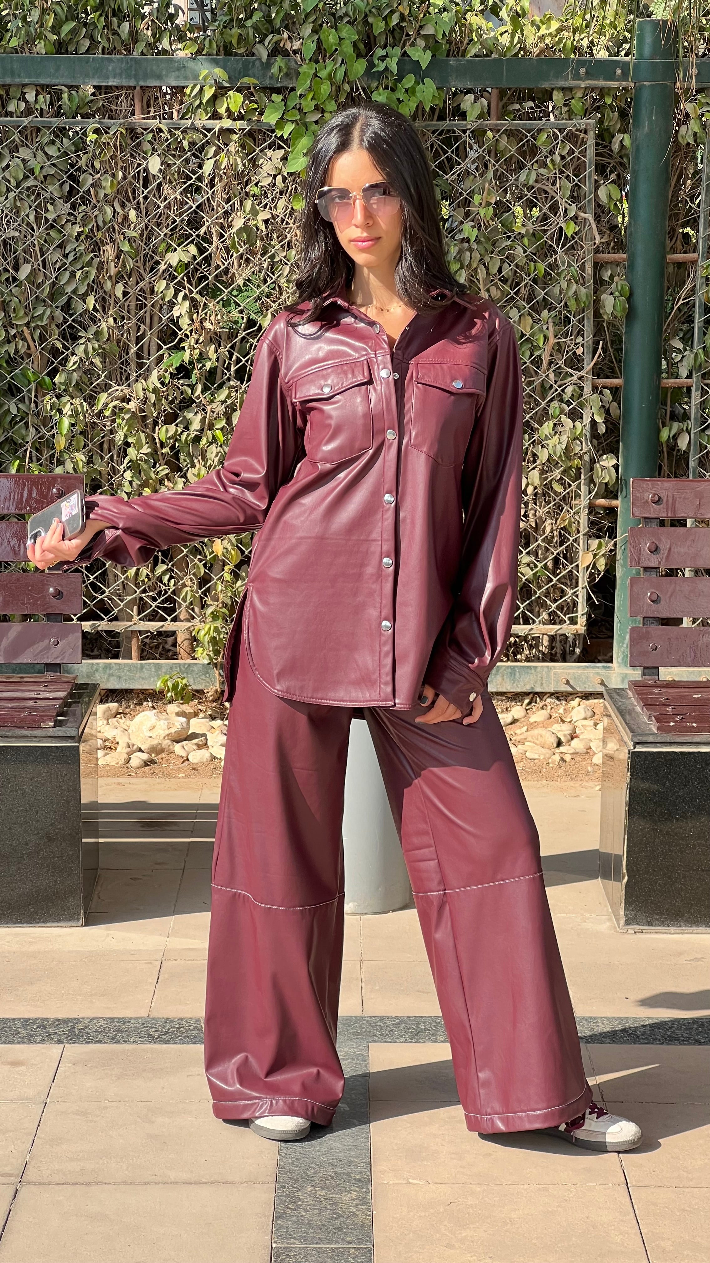 Iconic Leather Chemise