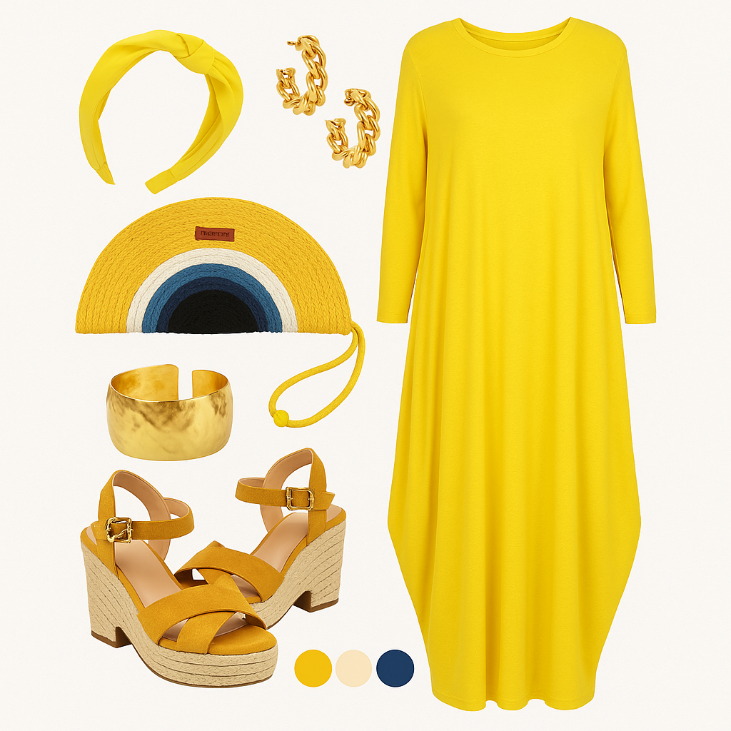 Sunshine Flow Maxi Dress