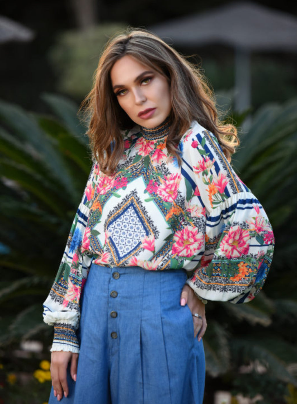 Botanical Luxe Blouse