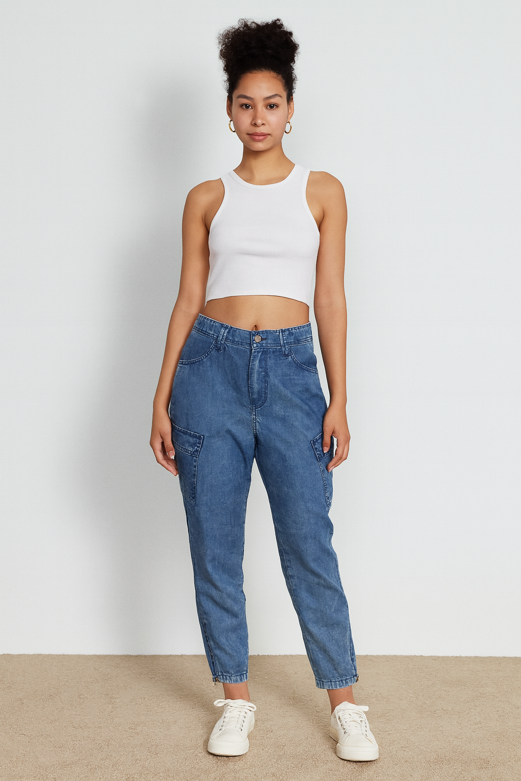 Street Style Cargo Jeans