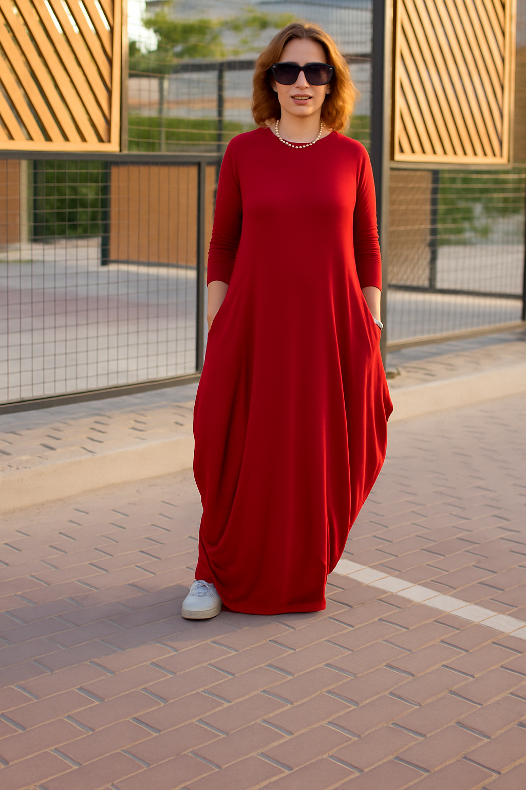 Pure Viscous Balloon Dress