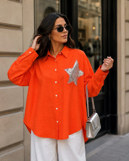 Star Sequin Chemise