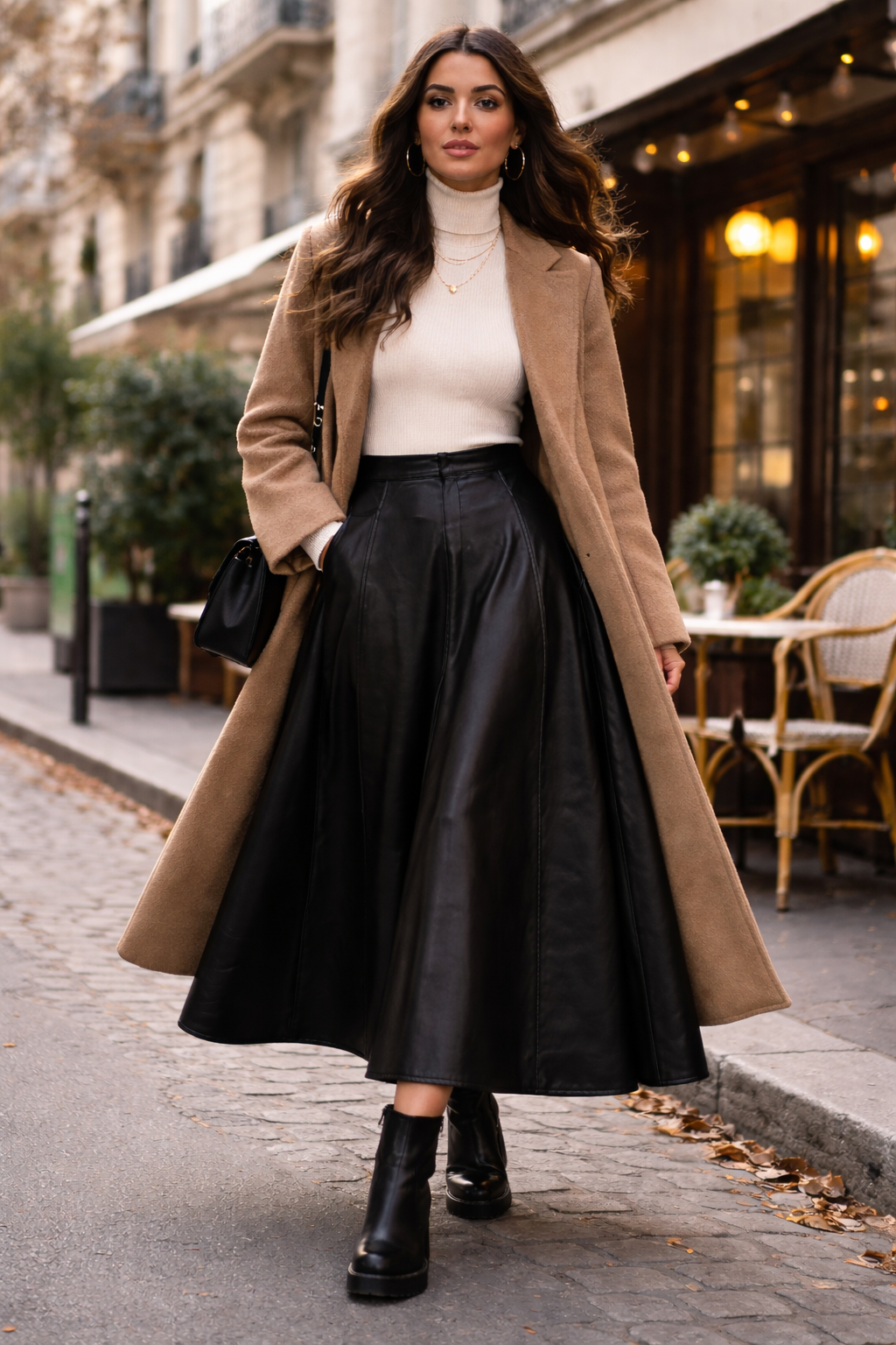 The Icon Leather Skirt