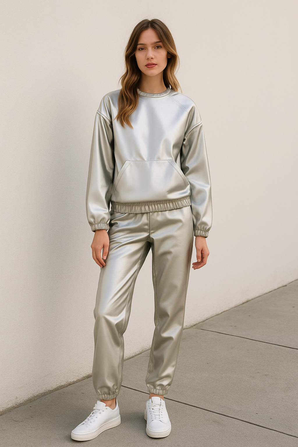 The Luxe Metallic Motion Set