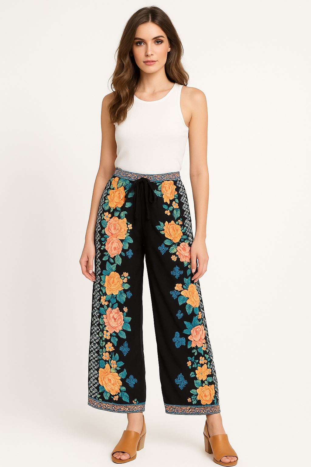 Golden Rose Boho Pants