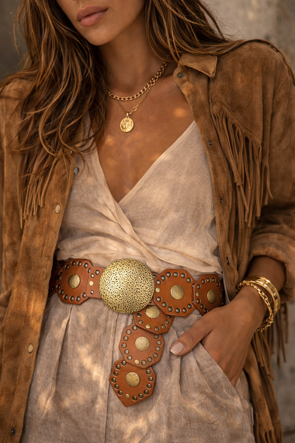 Sahara Medallion Belt