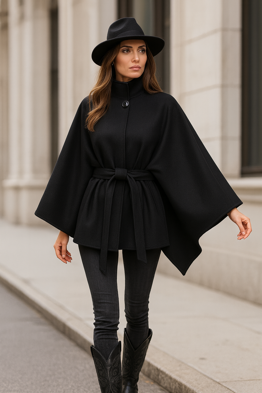 The Luxe Wool Cape