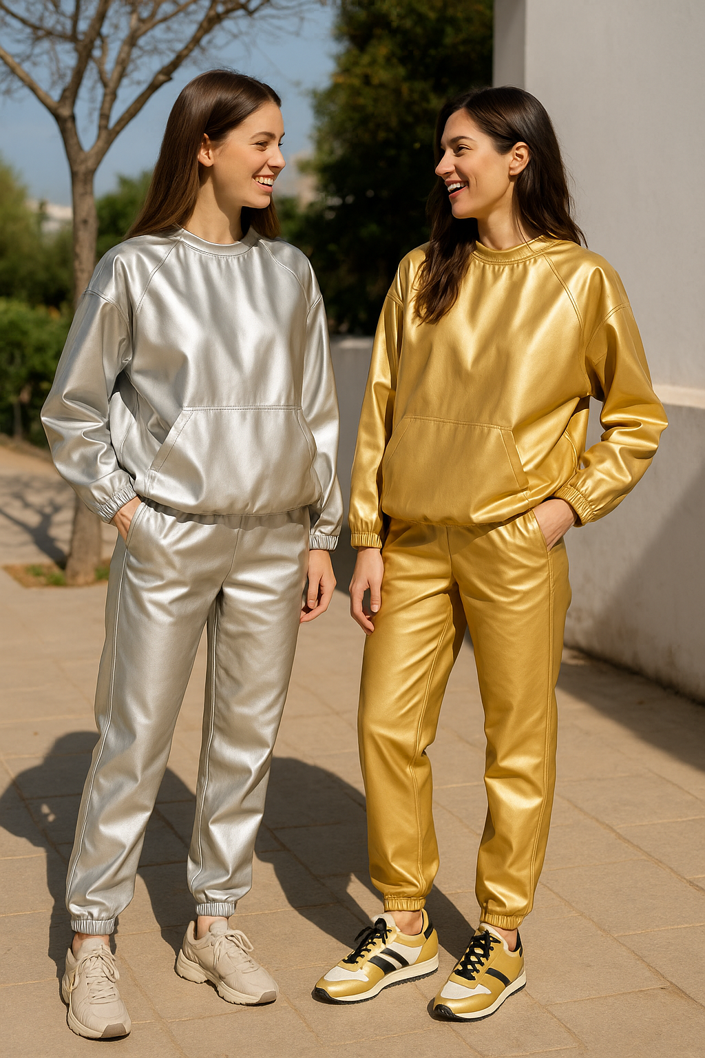 The Luxe Metallic Motion Set