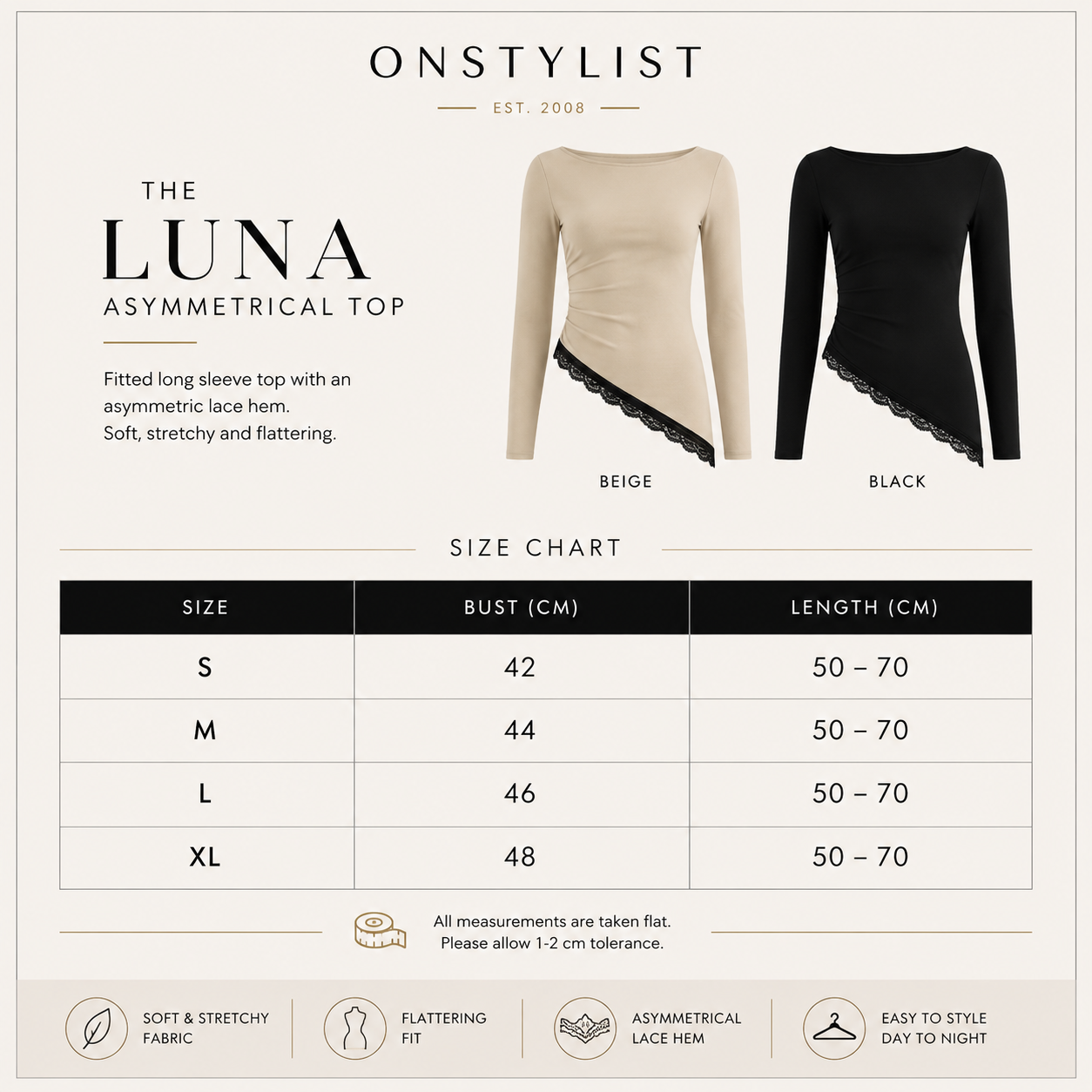 The Luna Asymmetrical Top