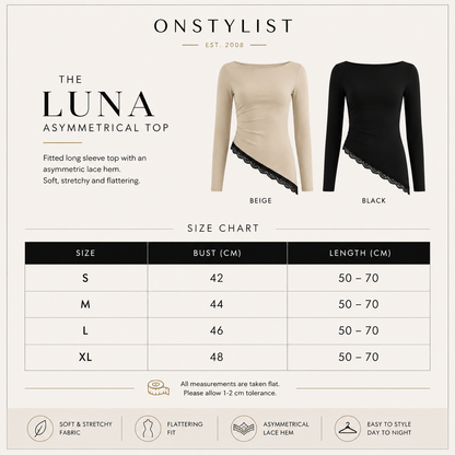 The Luna Asymmetrical Top