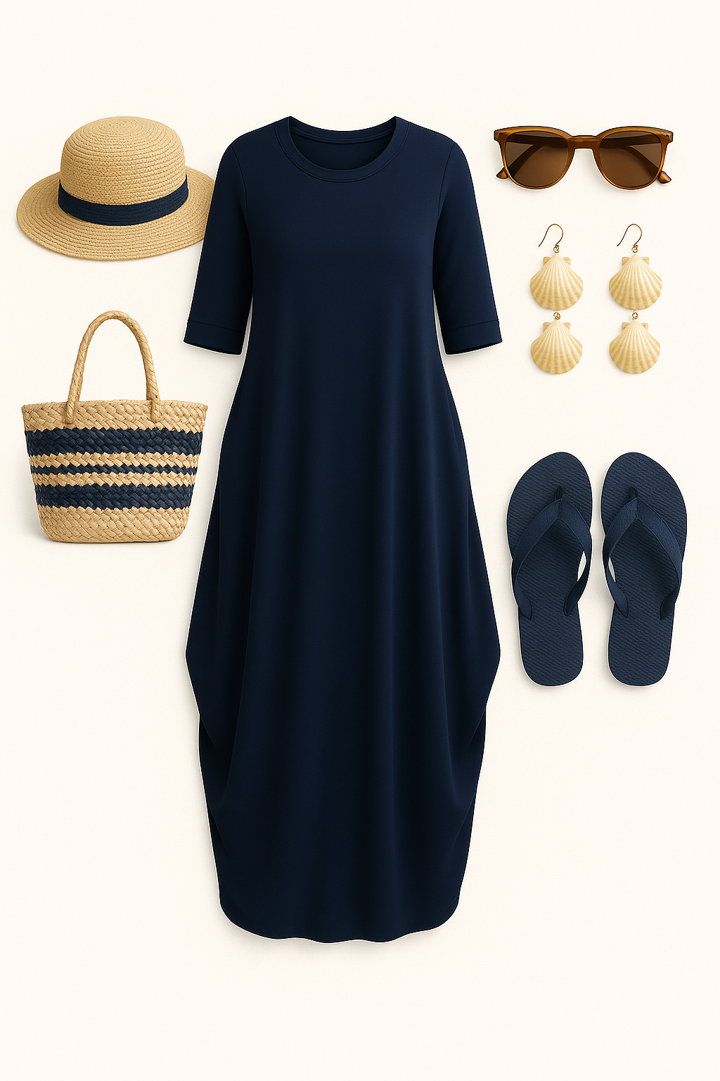 Pure Viscous Balloon Dress