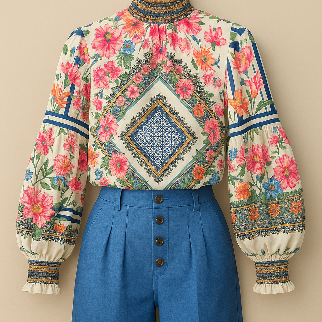 Botanical Luxe Blouse