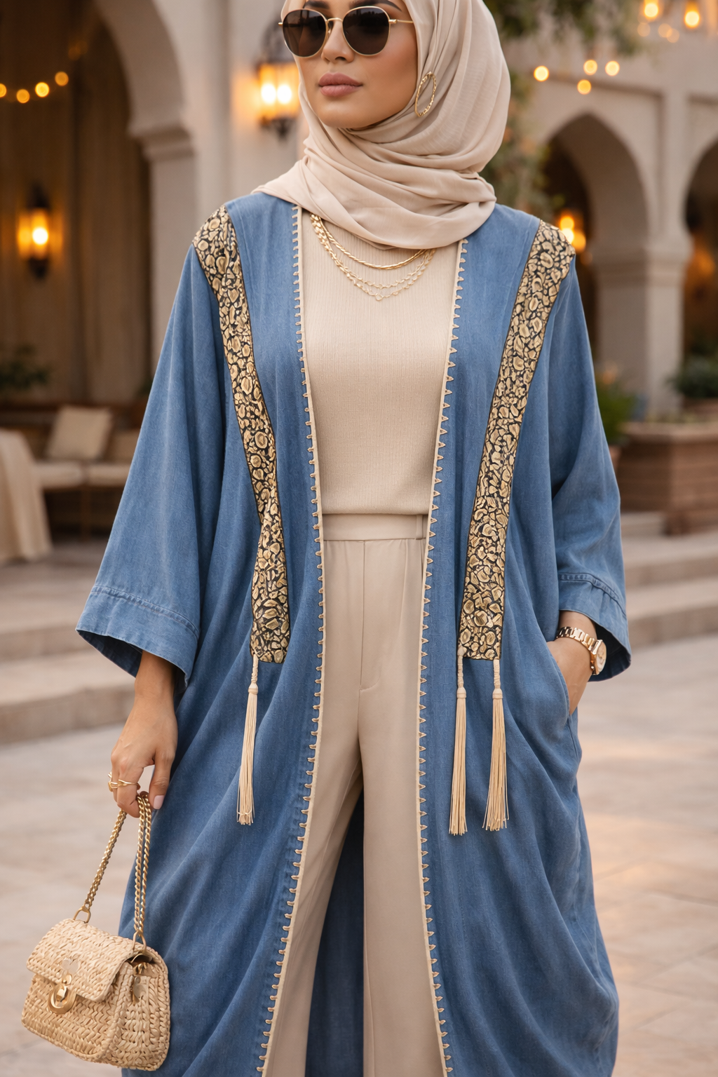 Denim Royale Kaftan
