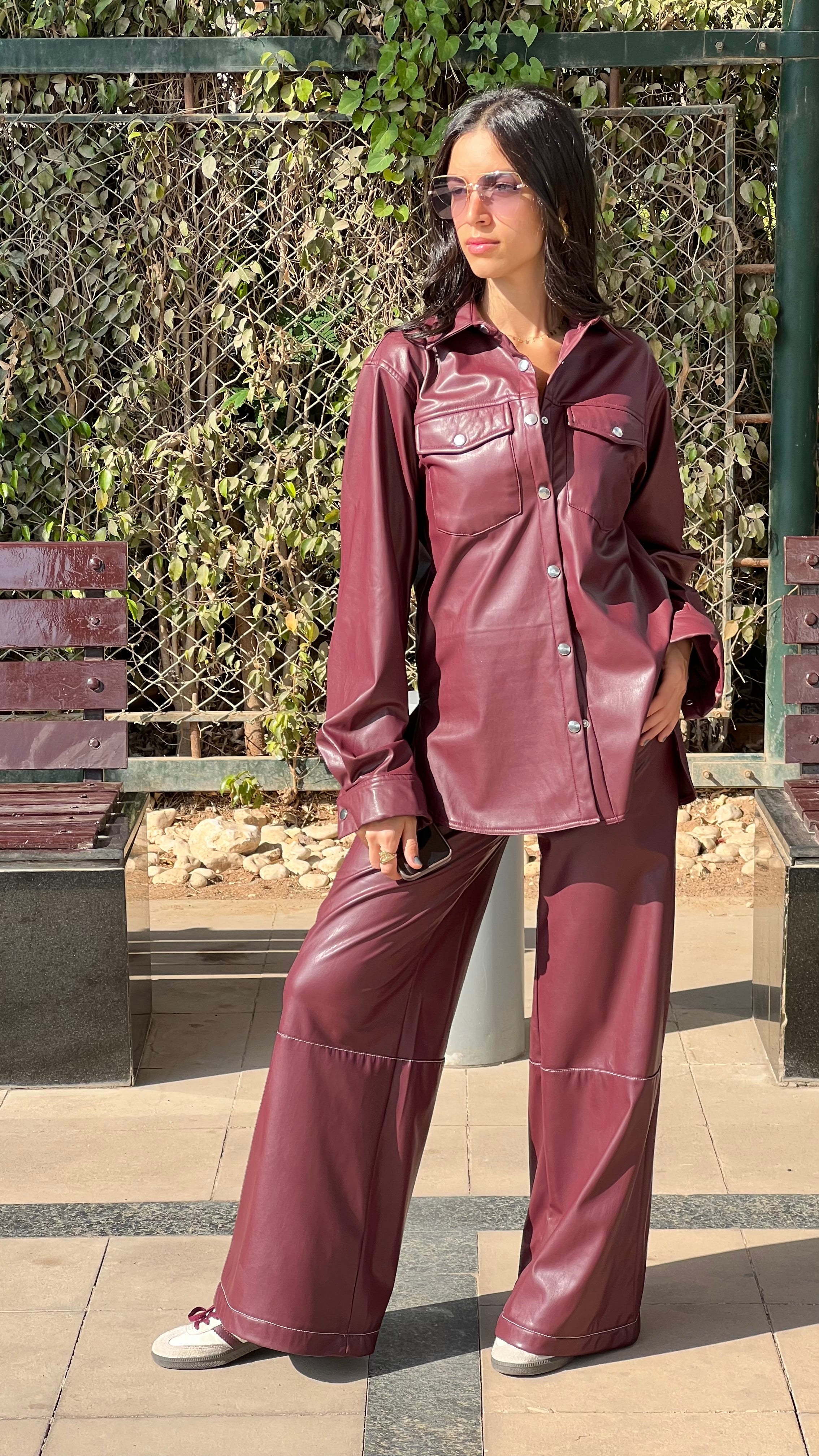 Iconic Leather Chemise