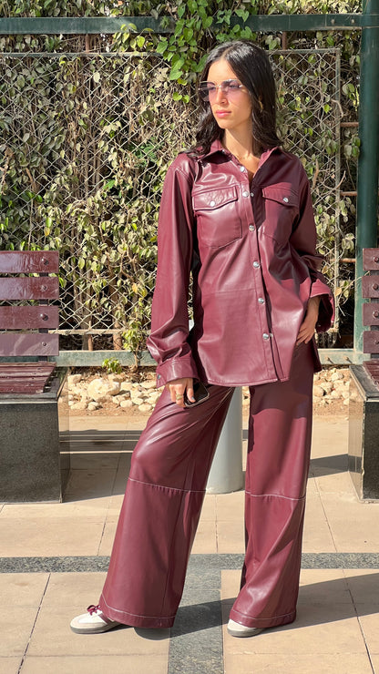 Iconic Leather Chemise