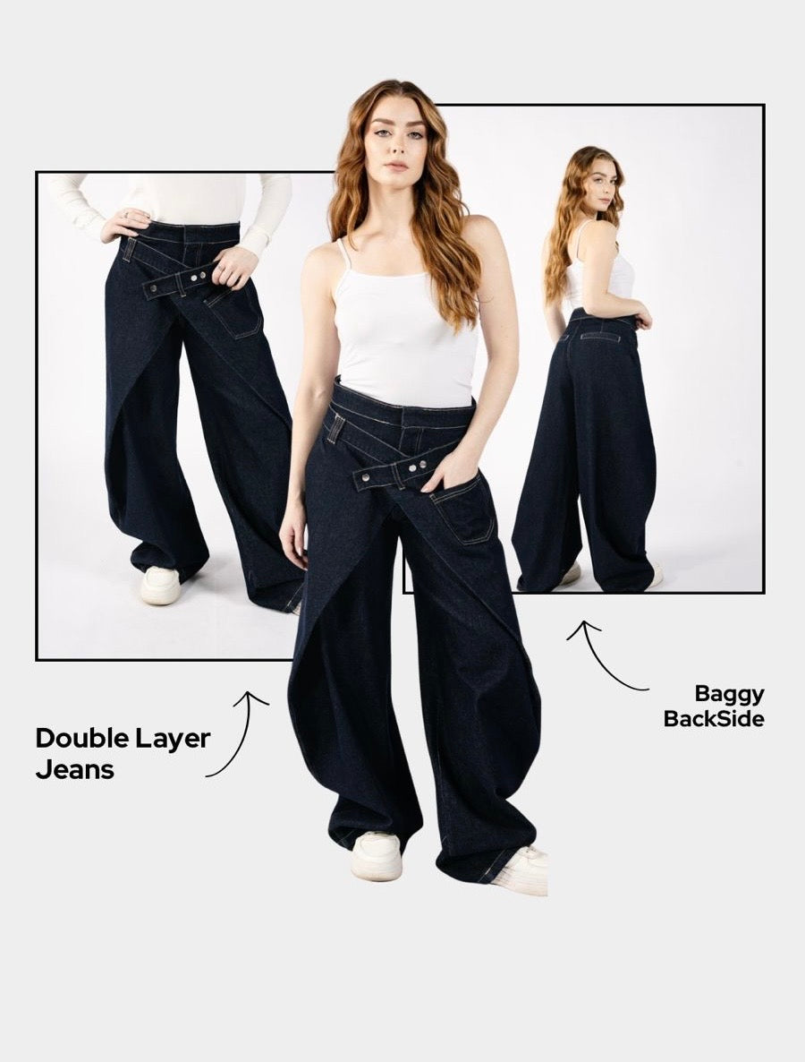 Overlay Wide Denim