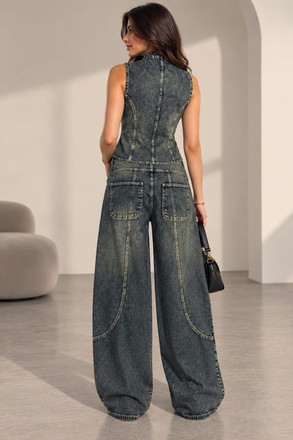 The Valentina Denim Set
