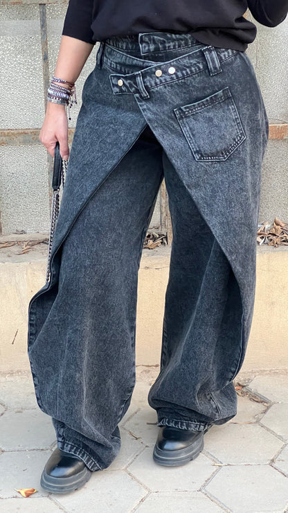 Overlay Wide Denim