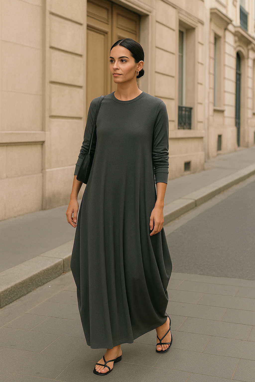 Pure Viscous Balloon Dress