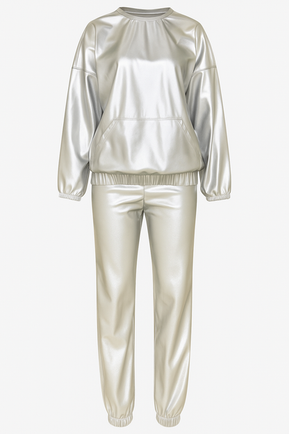 The Luxe Metallic Motion Set