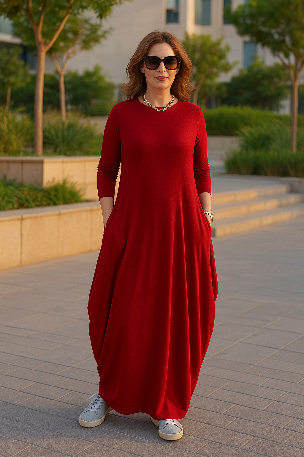 Pure Viscous Balloon Dress