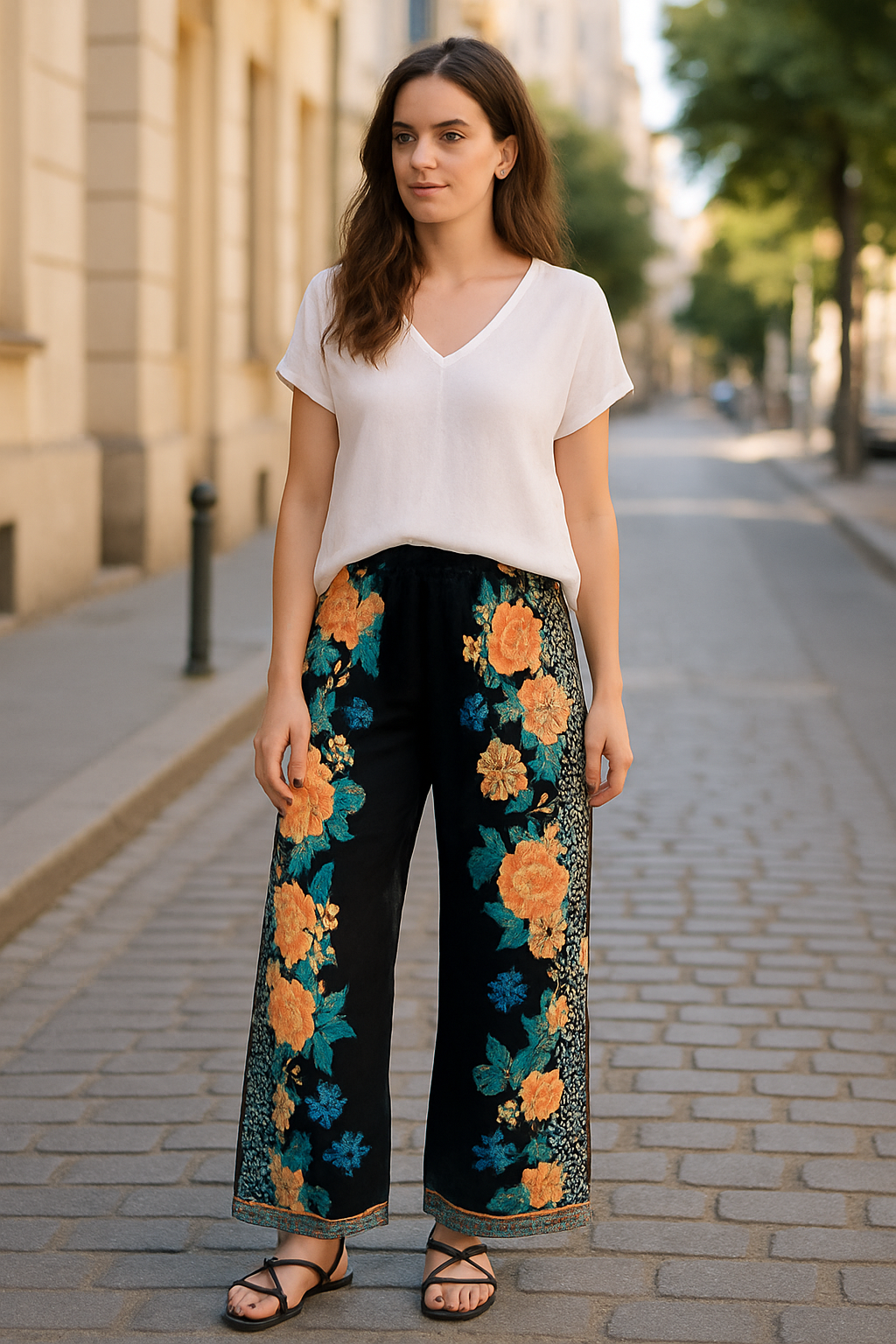 Golden Rose Boho Pants