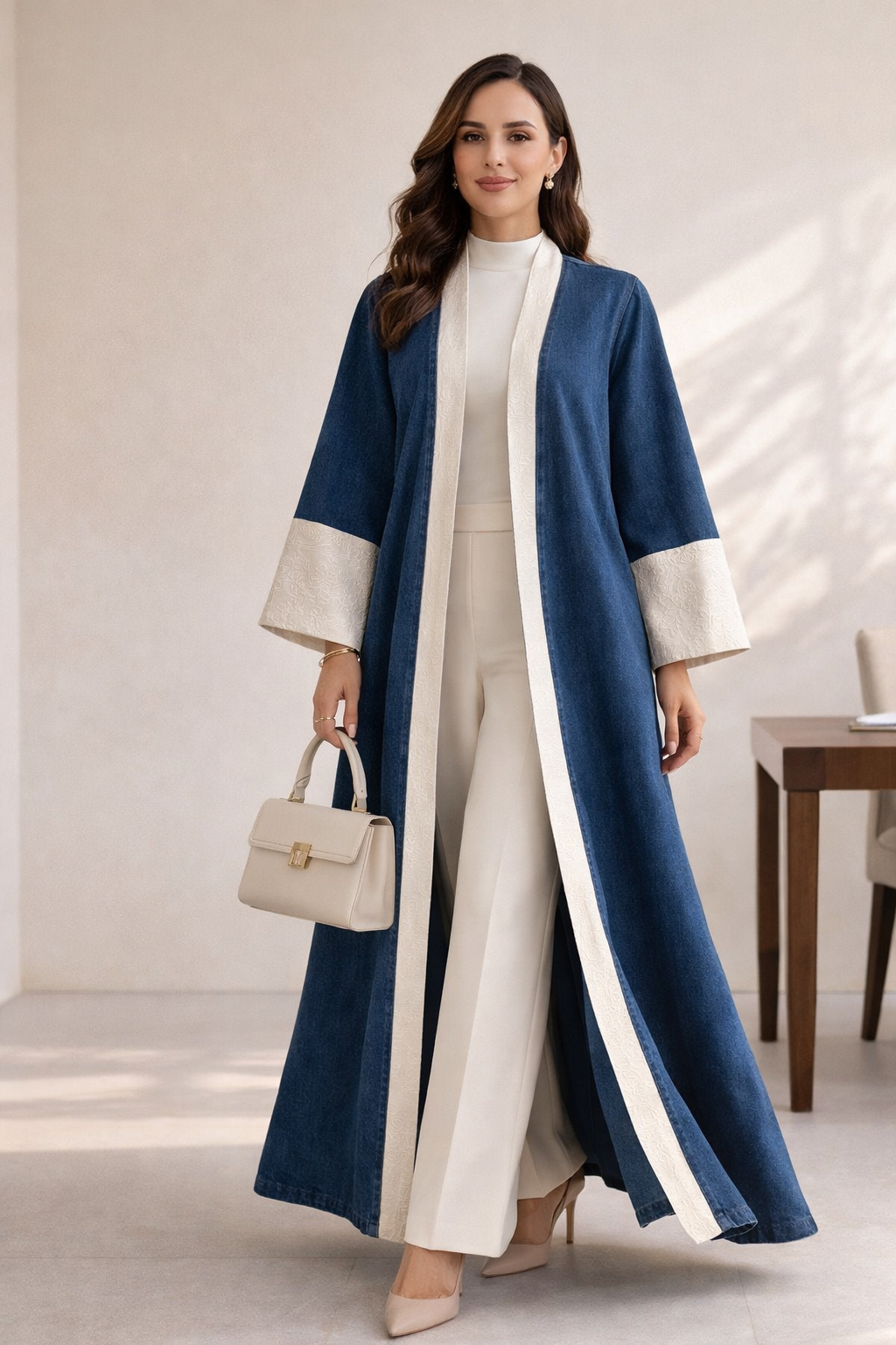 Malika Denim kaftan