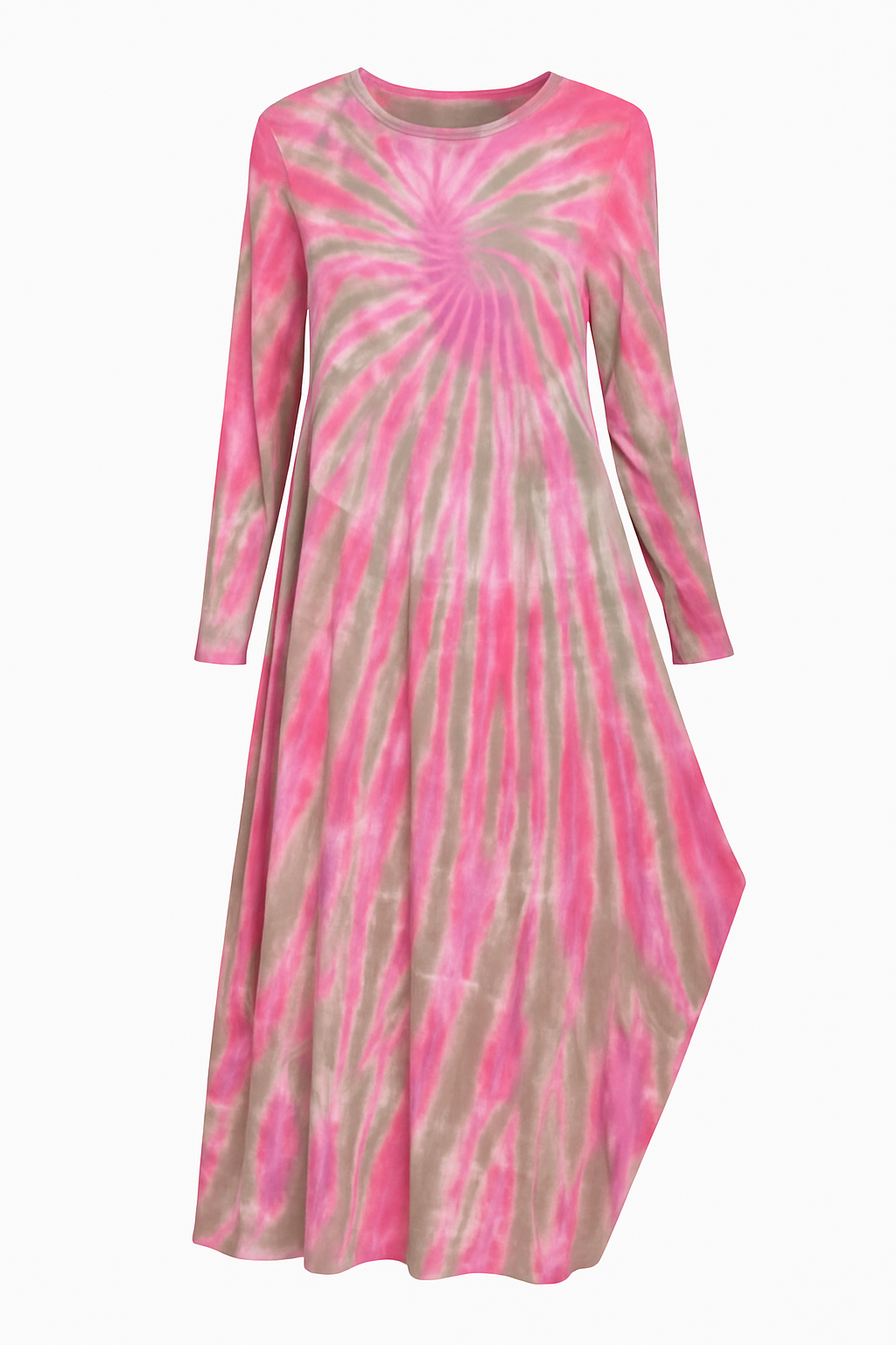 Palm Breeze Tie-Dye Maxi