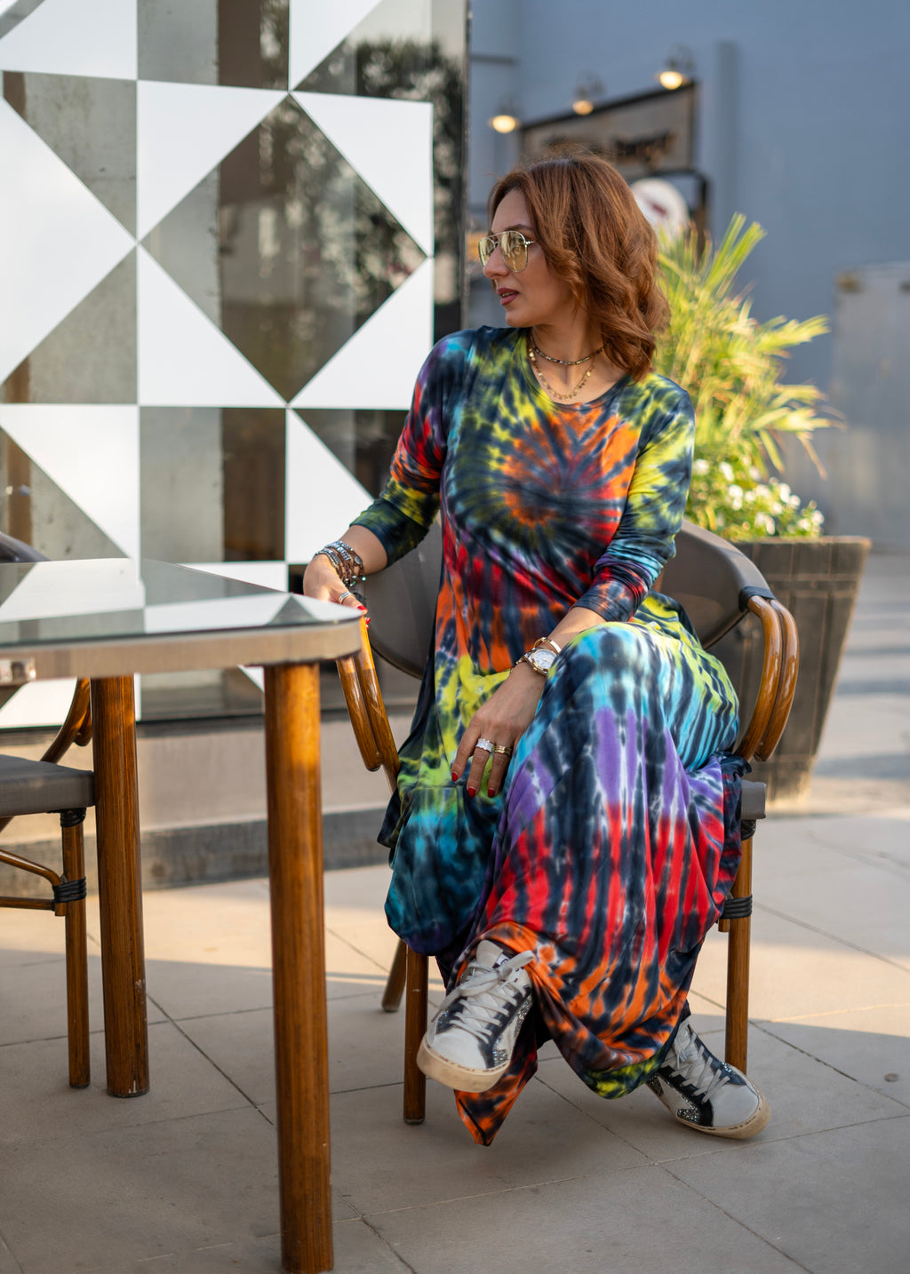 Color Rush Tie-Dye Maxi